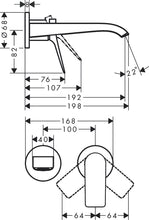 Load image into Gallery viewer, HANSGROHE Vivenis Single Lever Basin Mixer with plate
