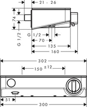 Load image into Gallery viewer, HANSGROHE ShowerTablet Select Shower Thermostat 300 
