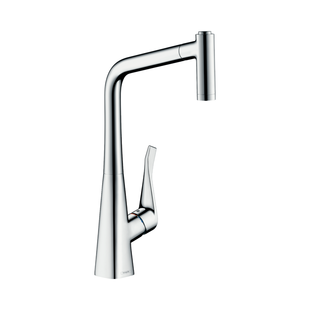 HANSGROHE METRIS Single Lever Kitchen Mixer 320 2jet w/ Pull-out Spray 