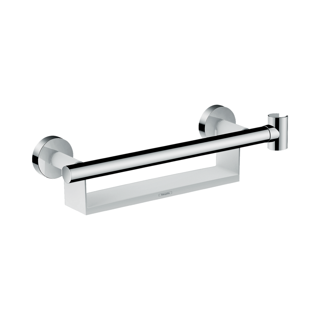 HANSGROHE UNICA Grab Handle with Shelf and shower holder