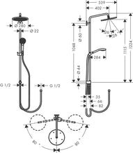 Load image into Gallery viewer, HANSGROHE Croma Select S Showerpipe 280 1jet Reno
