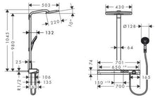 Load image into Gallery viewer, HANSGROHE Rainmaker Select Showerpipe 420 2jet with Thermostat
