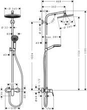 Load image into Gallery viewer, HANSGROHE CROMETTA Showerpipe 240
