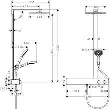 Load image into Gallery viewer, HANSGROHE Raindance E Showerpipe 300 1jet
