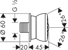 Load image into Gallery viewer, HANSGROHE Bodyvette Body Shower 1 jet 
