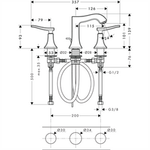 Load image into Gallery viewer, HANSGROHE METRIS C Basin mixer
