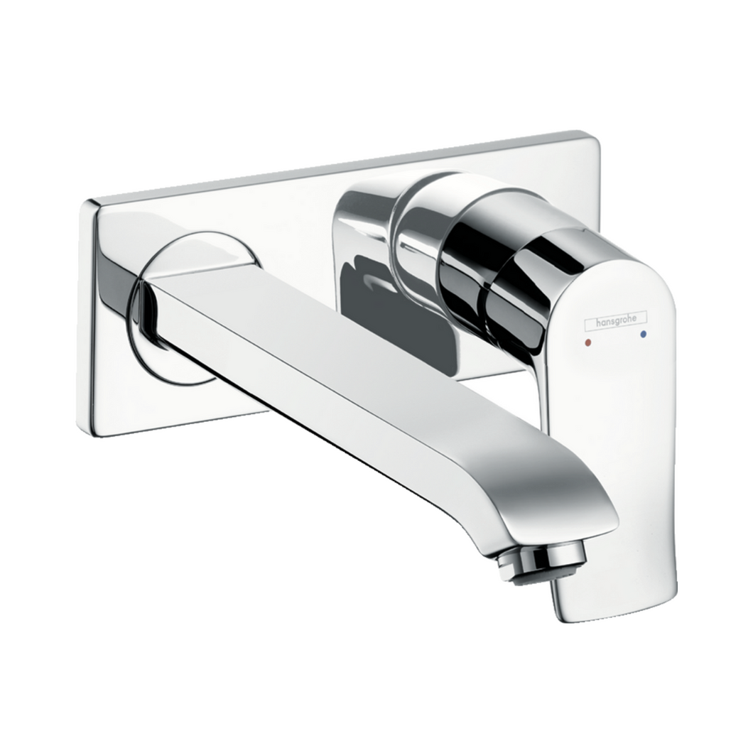 HANSGROHE METRIS single lever basin mixer for concealed installation wall-mounted with spout 22.5 cm 