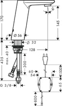 Load image into Gallery viewer, HANSGROHE Metris sensor mixer 230V mains temperature pre-adjusted  
