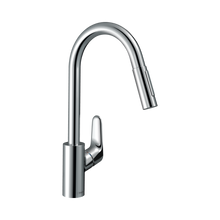 Load image into Gallery viewer, HANSGROHE FOCUS Single Lever Kitchen Mixer 240 2jet w/ Pull-out Spray  
