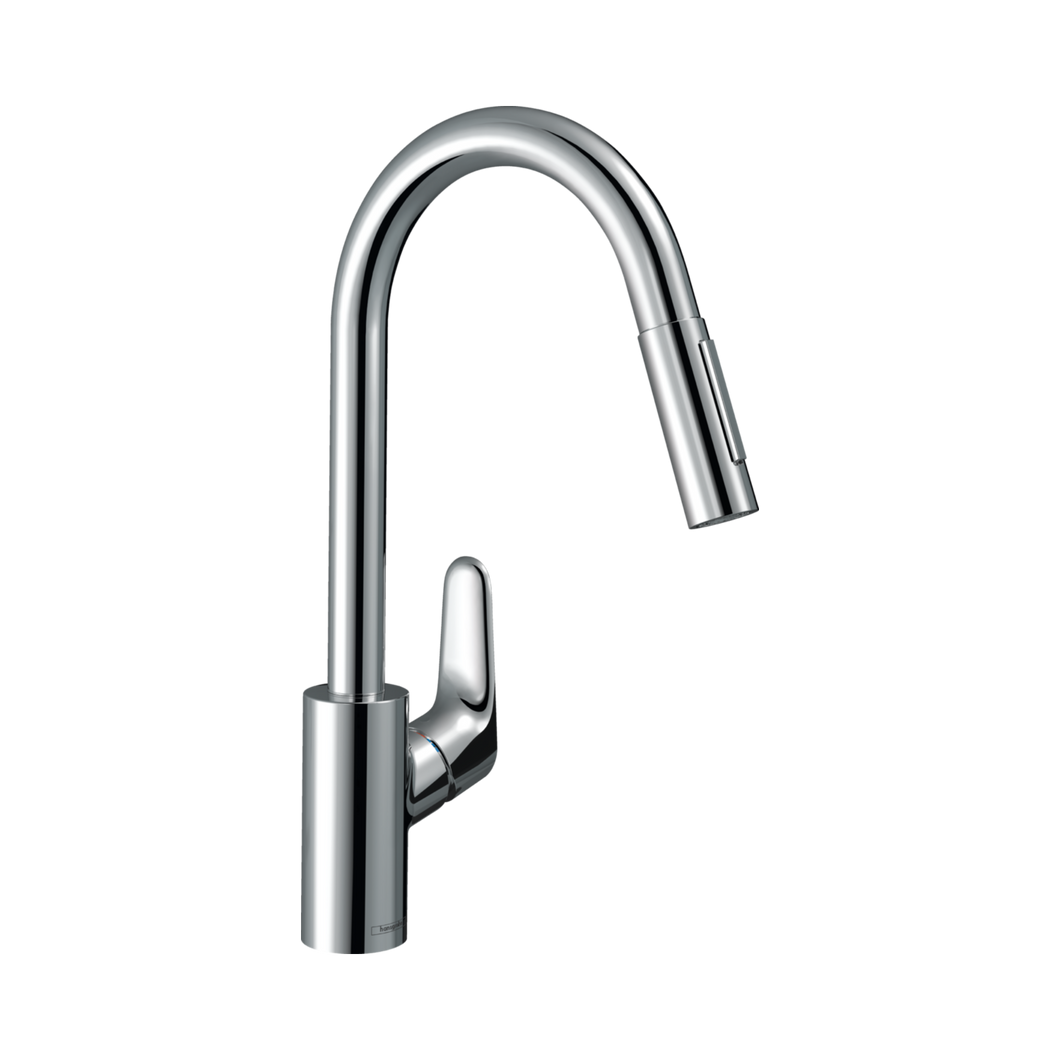 HANSGROHE FOCUS Single Lever Kitchen Mixer 240 2jet w/ Pull-out Spray  