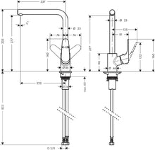 Load image into Gallery viewer, HANSGROHE FOCUS Single Lever Kitchen Mixer 280 1jet 
