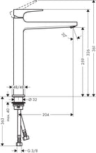 Load image into Gallery viewer, HANSGROHE Metropol Single lever basin mixer 260 
