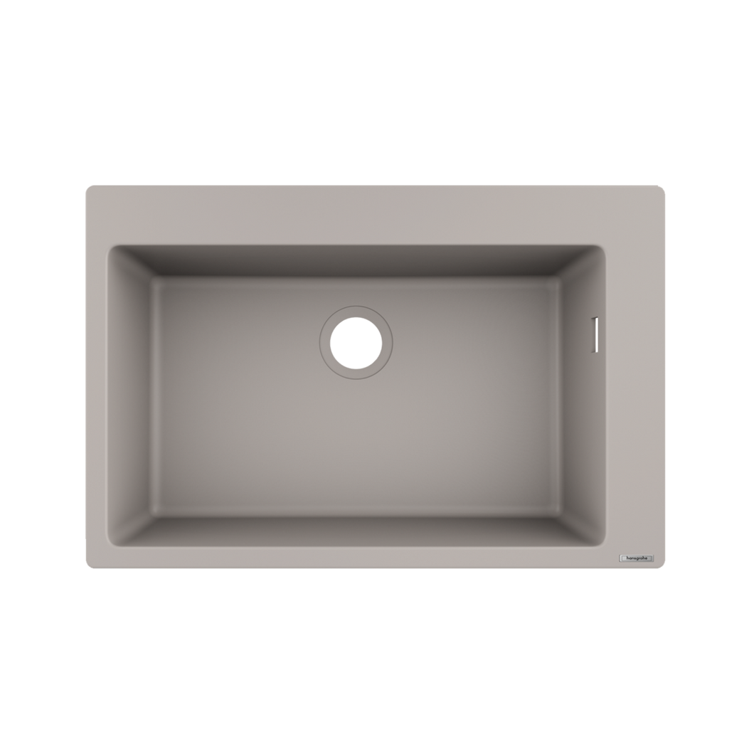 HANSGROHE Built-in Sink 660 SilicaTec Granite Sinks