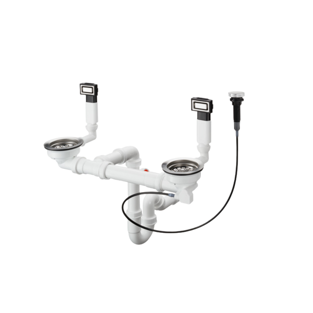 HANSGROHE AUTOMATIC waste and overflow set for sink 370/370 