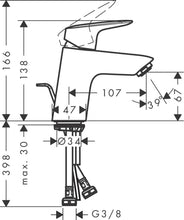 Load image into Gallery viewer, HANSGROHE Logis Single Lever Basin Mixer 70 CoolStart
