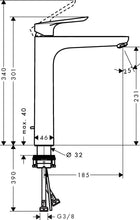 Load image into Gallery viewer, HANSGROHE LOGIS E Single Lever Basin Mixer 230
