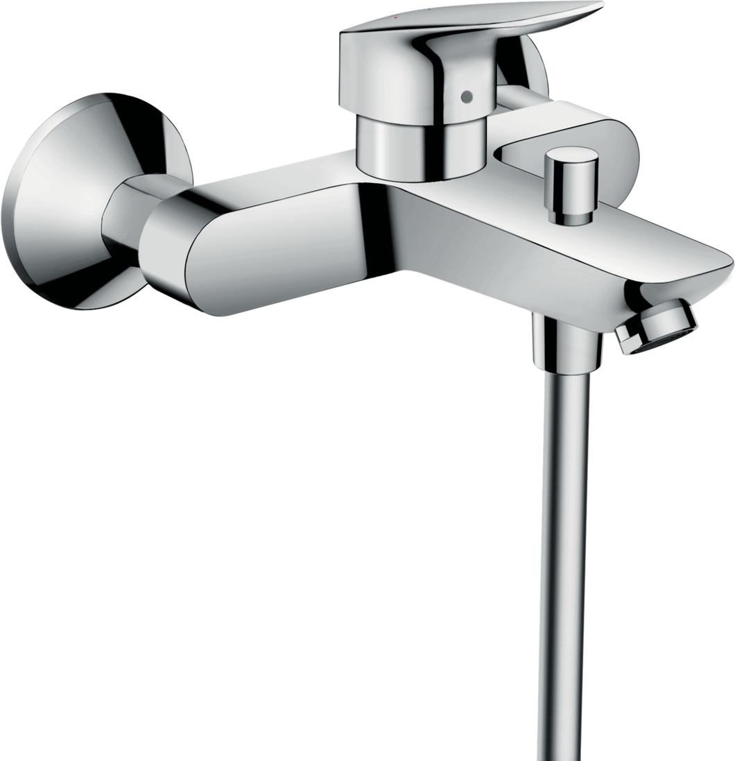 HANSGROHE LOGIS Single Lever Bath Mixer for Exposed Installation 