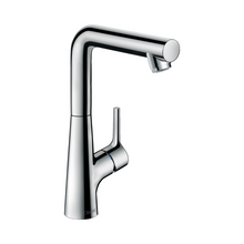 Load image into Gallery viewer, HANSGROHE TALIS S single lever basin mixer 210 with swivel spout and pop-up waste set
