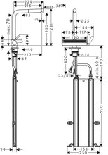 Load image into Gallery viewer, HANSGROHE AQUNO SELECT M81 Sink mixer 
