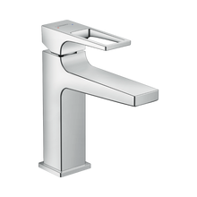 Load image into Gallery viewer, HANSGROHE METROPOL single lever basin mixer 110 with loop handle and push open waste set
