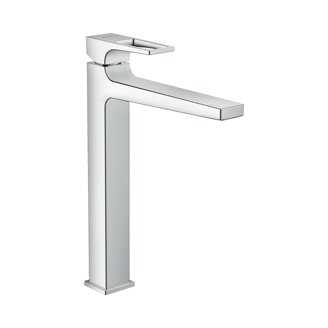 HANSGROHE METROPOL Single lever basin mixer 260 with loop handle for washbowls with push-open waste set 